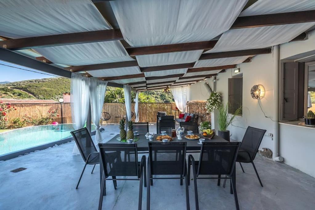 Villa Casa Del Miele, Private Pool, Bbq, Mountain View. Alikianos Exterior foto